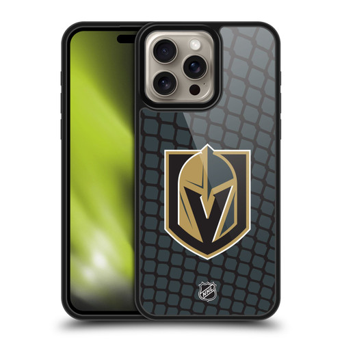 NHL Vegas Golden Knights Net Pattern Gel Armour Case For Apple iPhone 16 Pro Max NHL Vegas Golden Knights Net Pattern Gel Armour Case For Apple iPhone 16 Pro Max