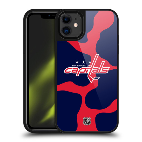 NHL Washington Capitals Cow Pattern Gel Armour Case For Apple iPhone 11