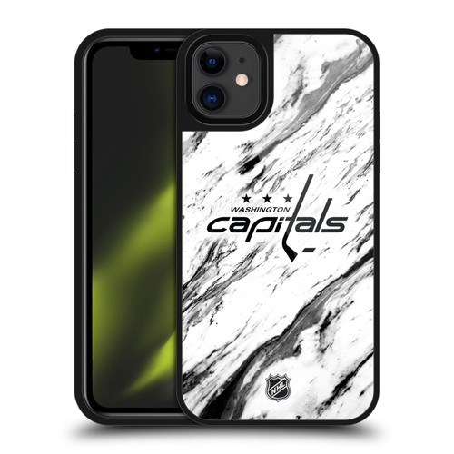 NHL Washington Capitals Marble Gel Armour Case For Apple iPhone 11