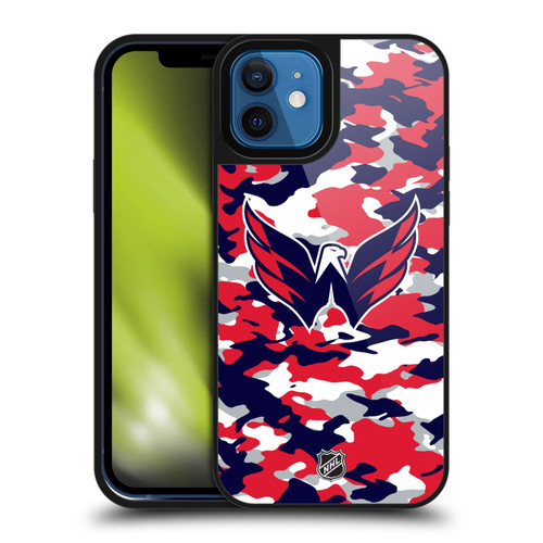 NHL Washington Capitals Camouflage Gel Armour Case For Apple iPhone 12 / iPhone 12 Pro
