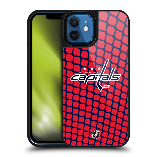 NHL Washington Capitals Net Pattern Gel Armour Case For Apple iPhone 12 / iPhone 12 Pro