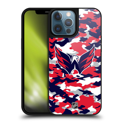 NHL Washington Capitals Camouflage Gel Armour Case For Apple iPhone 13 Pro Max