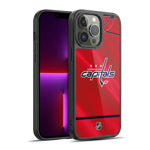 NHL Washington Capitals Jersey Gel Armour Case For Apple iPhone 13 Pro Max