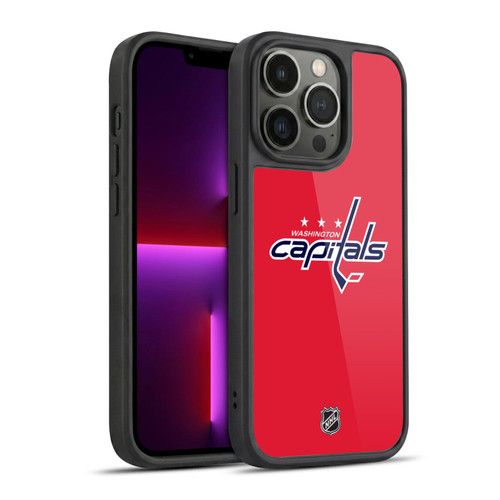 NHL Washington Capitals Plain Gel Armour Case For Apple iPhone 13 Pro