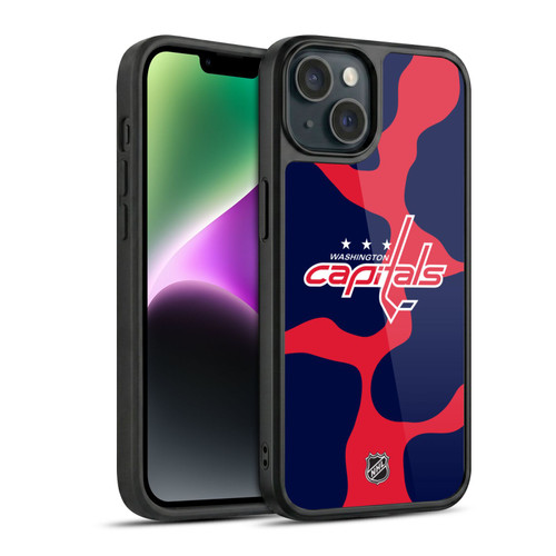 NHL Washington Capitals Cow Pattern Gel Armour Case For Apple iPhone 14