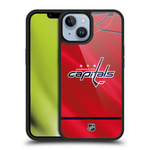 NHL Washington Capitals Jersey Gel Armour Case For Apple iPhone 14