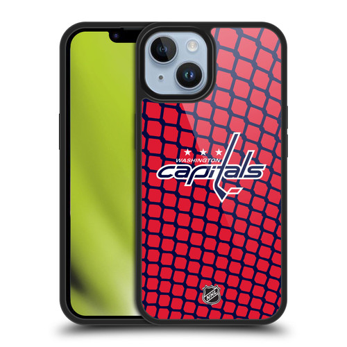 NHL Washington Capitals Net Pattern Gel Armour Case For Apple iPhone 14