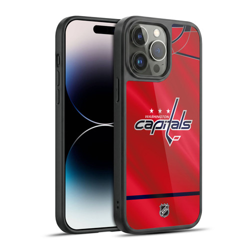 NHL Washington Capitals Jersey Gel Armour Case For Apple iPhone 14 Pro Max