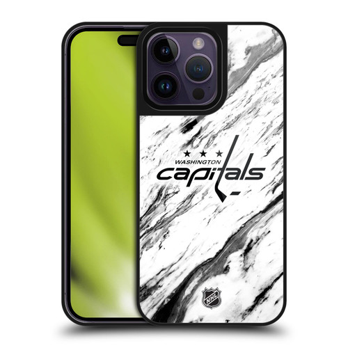 NHL Washington Capitals Marble Gel Armour Case For Apple iPhone 14 Pro Max