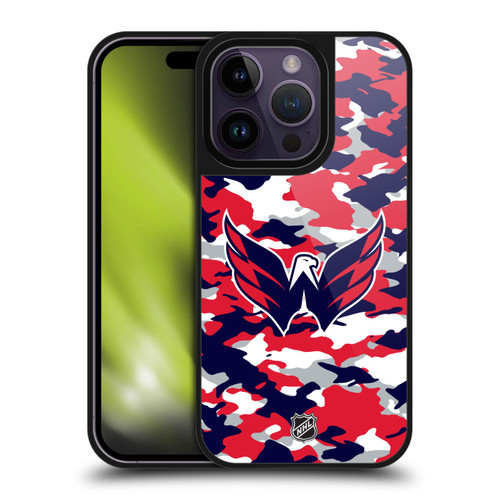 NHL Washington Capitals Camouflage Gel Armour Case For Apple iPhone 14 Pro