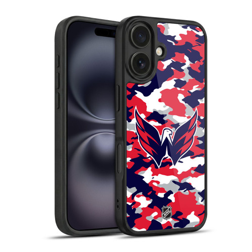NHL Washington Capitals Camouflage Gel Armour Case For Apple iPhone 16