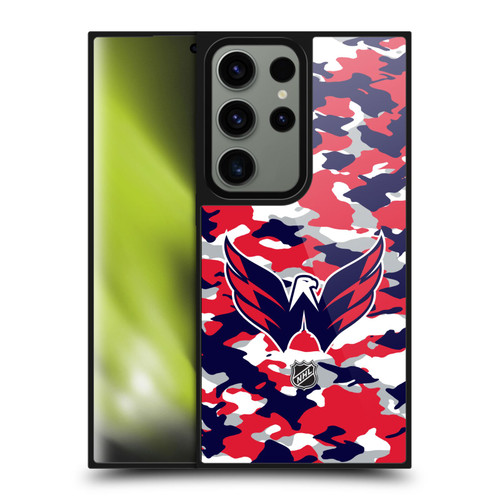 NHL Washington Capitals Camouflage Gel Armour Case For Samsung Galaxy S24 Ultra 5G