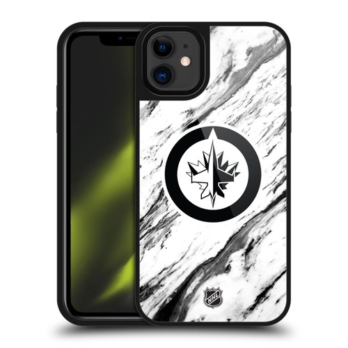 NHL Winnipeg Jets Marble Gel Armour Case For Apple iPhone 11