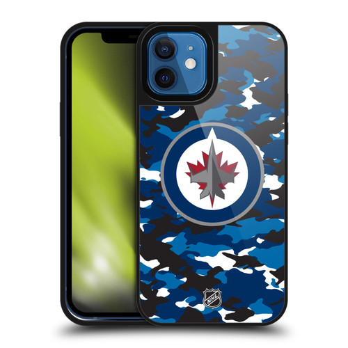 NHL Winnipeg Jets Camouflage Gel Armour Case For Apple iPhone 12 / iPhone 12 Pro