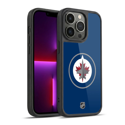 NHL Winnipeg Jets Plain Gel Armour Case For Apple iPhone 13 Pro
