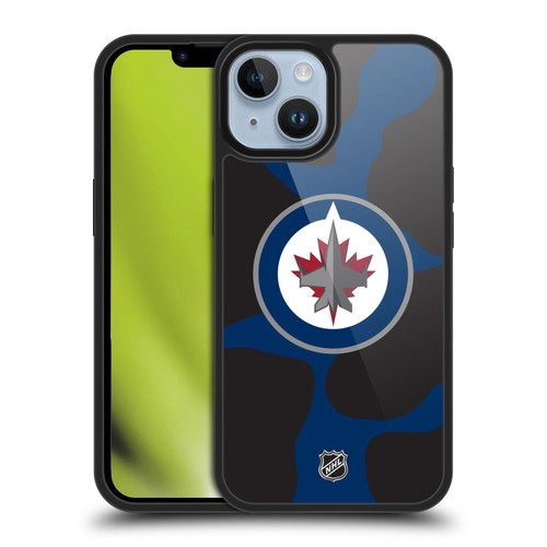 NHL Winnipeg Jets Cow Pattern Gel Armour Case For Apple iPhone 14