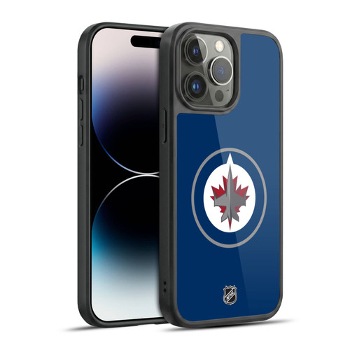 NHL Winnipeg Jets Plain Gel Armour Case For Apple iPhone 14 Pro Max