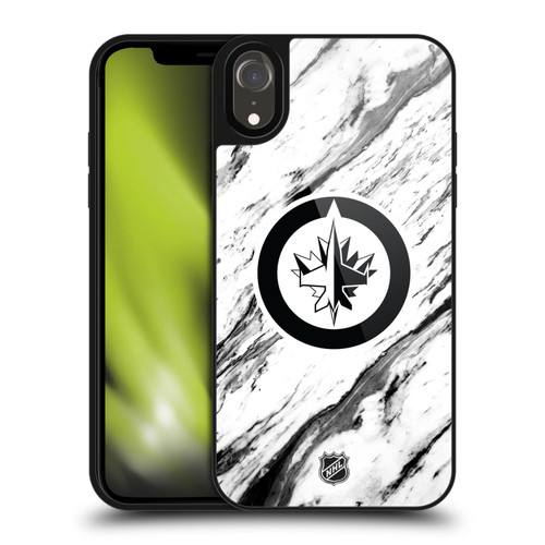 NHL Winnipeg Jets Marble Gel Armour Case For Apple iPhone XR