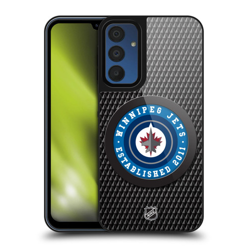 NHL Winnipeg Jets Puck Texture Gel Armour Case For Samsung Galaxy A15