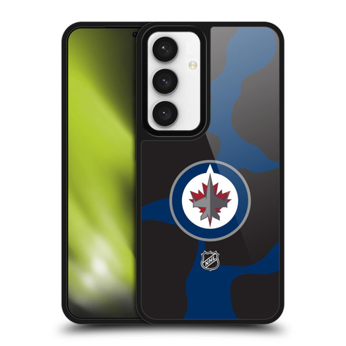 NHL Winnipeg Jets Cow Pattern Gel Armour Case For Samsung Galaxy S24 5G