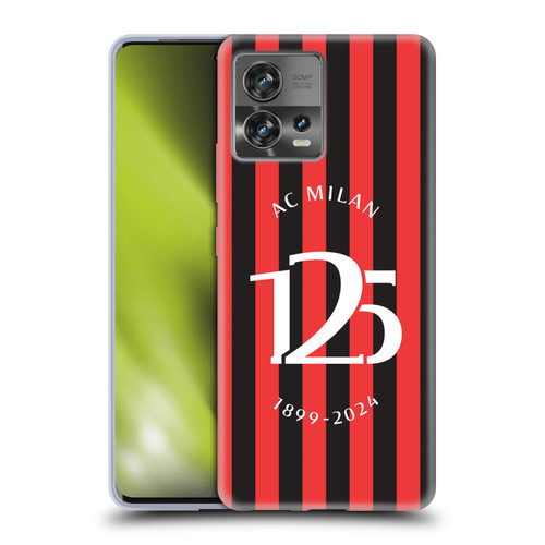 AC Milan 125th Anniversary Red And Black Stripes Soft Gel Case for Motorola Moto Edge 30 Fusion AC Milan 125th Anniversary Red And Black Stripes Soft Gel Case for Motorola Moto Edge 30 Fusion