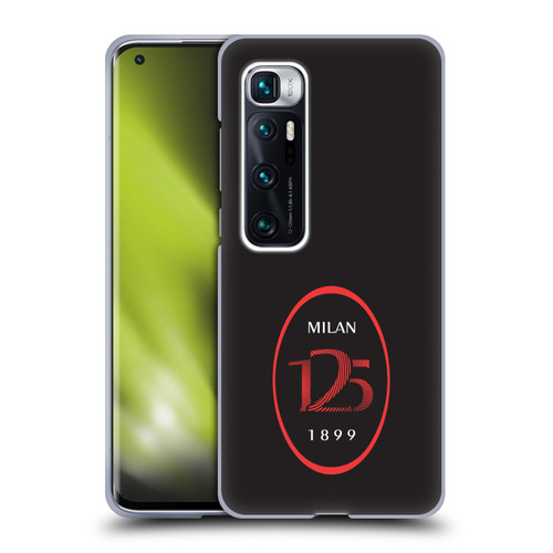 AC Milan 125th Anniversary Black Logo Soft Gel Case for Xiaomi Mi 10 Ultra 5G