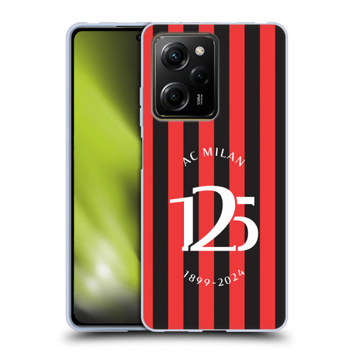 AC Milan 125th Anniversary Red And Black Stripes Soft Gel Case for Xiaomi Redmi Note 12 Pro 5G AC Milan 125th Anniversary Red And Black Stripes Soft Gel Case for Xiaomi Redmi Note 12 Pro 5G