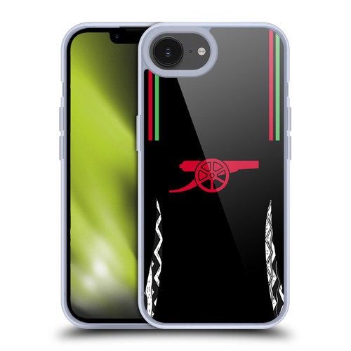 Arsenal FC 2024/25 Kit Away Soft Gel Case for Apple iPhone 16e & MagSafe