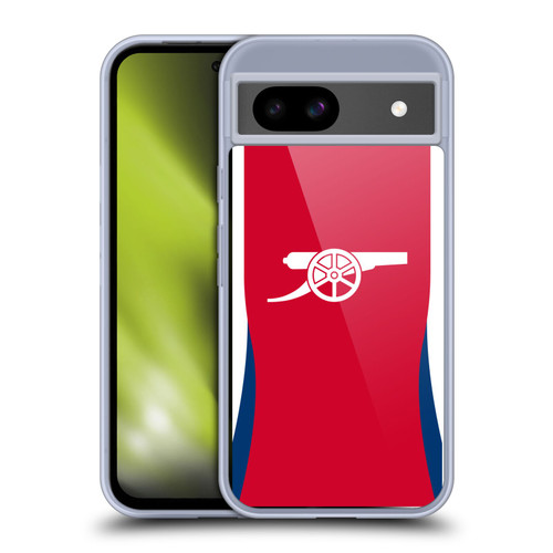 Arsenal FC 2024/25 Kit Home Soft Gel Case for Google Pixel 8a