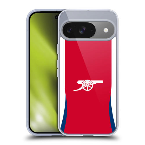 Arsenal FC 2024/25 Kit Home Soft Gel Case for Google Pixel 9 / Pixel 9 Pro Arsenal FC 2024/25 Kit Home Soft Gel Case for Google Pixel 9 / Pixel 9 Pro