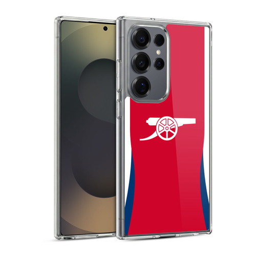 Arsenal FC 2024/25 Kit Home Soft Gel Case for Samsung Galaxy S25 Ultra & MagSafe