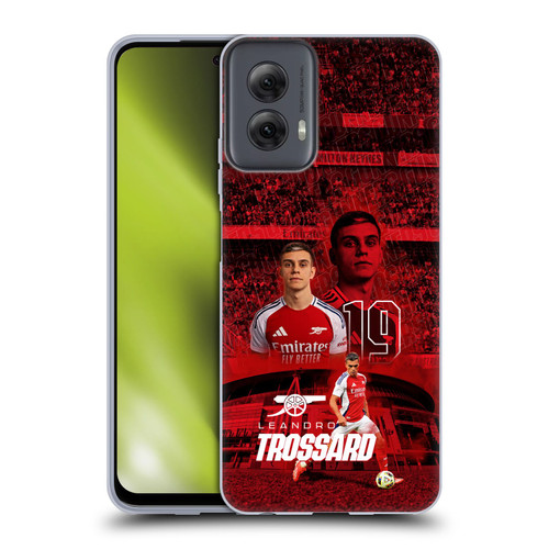 Arsenal FC 2024/25 First Team Leandro Trossard Soft Gel Case for Motorola Moto G Power (2024)