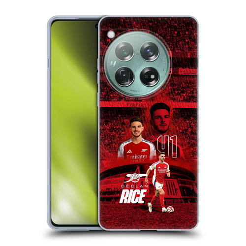 Arsenal FC 2024/25 First Team Declan Rice Soft Gel Case for OnePlus 12