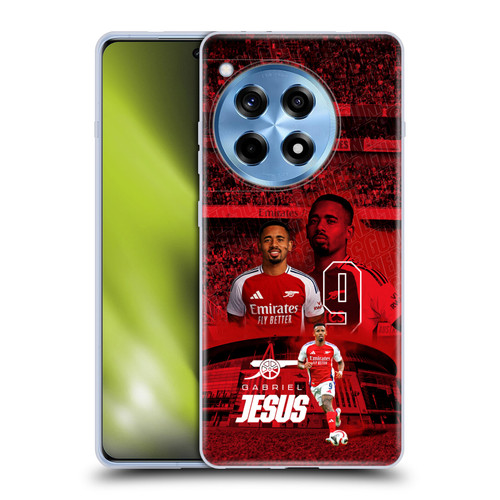 Arsenal FC 2024/25 First Team Gabriel Jesus Soft Gel Case for OPPO OnePlus Ace 3 5G