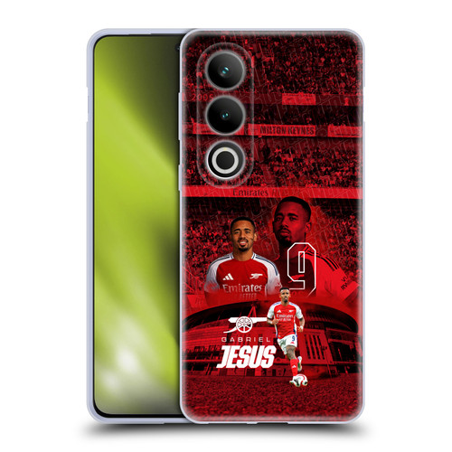 Arsenal FC 2024/25 First Team Gabriel Jesus Soft Gel Case for OPPO OnePlus Ace 3V 5G