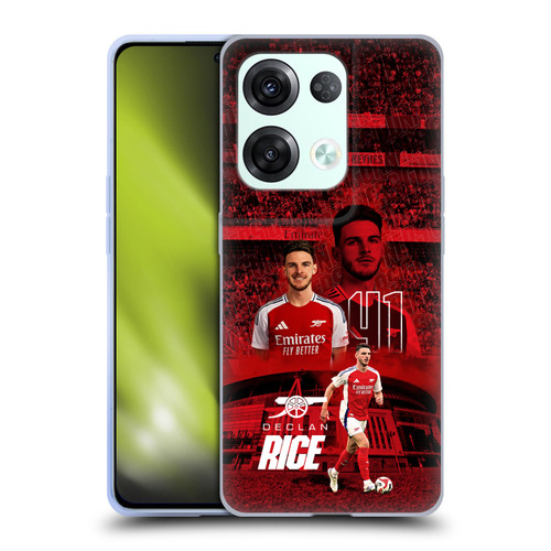 Arsenal FC 2024/25 First Team Declan Rice Soft Gel Case for OPPO Reno8 Pro