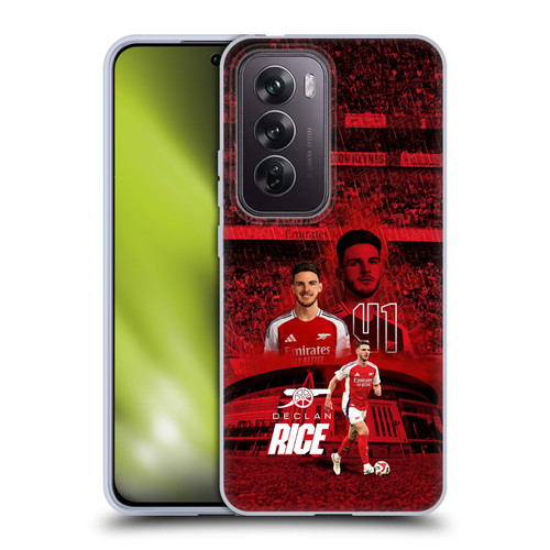 Arsenal FC 2024/25 First Team Declan Rice Soft Gel Case for OPPO Reno12 Pro 5G