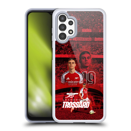 Arsenal FC 2024/25 First Team Leandro Trossard Soft Gel Case for Samsung Galaxy A13 (2022)