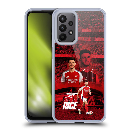 Arsenal FC 2024/25 First Team Declan Rice Soft Gel Case for Samsung Galaxy A23 / 5G (2022)
