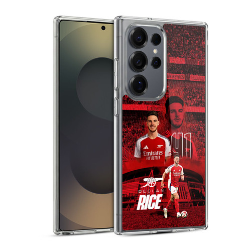 Arsenal FC 2024/25 First Team Declan Rice Soft Gel Case for Samsung Galaxy S25 Ultra & MagSafe