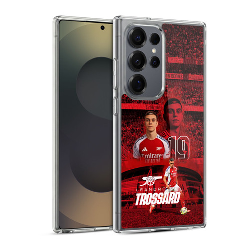 Arsenal FC 2024/25 First Team Leandro Trossard Soft Gel Case for Samsung Galaxy S25 Ultra & MagSafe