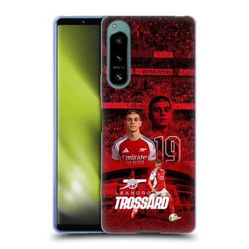 Arsenal FC 2024/25 First Team Leandro Trossard Soft Gel Case for Sony Xperia 5 IV