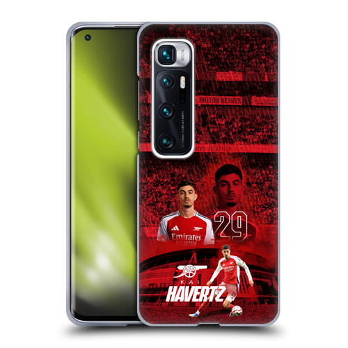 Arsenal FC 2024/25 First Team Kai Havertz Soft Gel Case for Xiaomi Mi 10 Ultra 5G