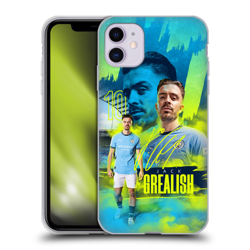 Manchester City Man City FC 2024/25 First Team Jack Grealish Soft Gel Case for Apple iPhone 11 Manchester City Man City FC 2024/25 First Team Jack Grealish Soft Gel Case for Apple iPhone 11