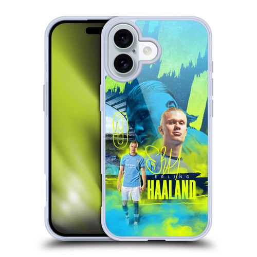 Manchester City Man City FC 2024/25 First Team Erling Haaland Soft Gel Case for Apple iPhone 16 Manchester City Man City FC 2024/25 First Team Erling Haaland Soft Gel Case for Apple iPhone 16