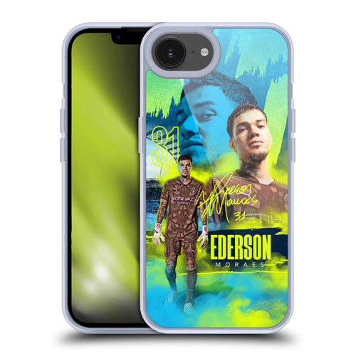 Manchester City Man City FC 2024/25 First Team Éderson Soft Gel Case for Apple iPhone 16e