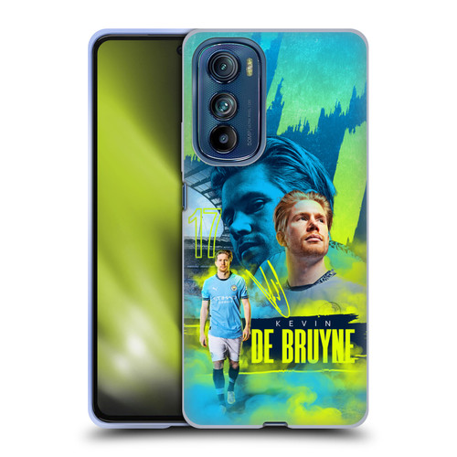 Manchester City Man City FC 2024/25 First Team Kevin De Bruyne Soft Gel Case for Motorola Edge 30