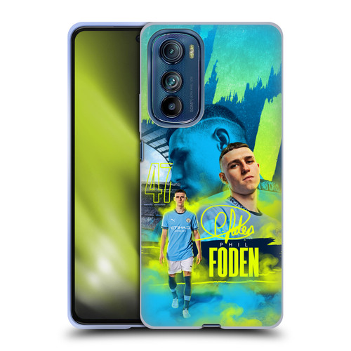 Manchester City Man City FC 2024/25 First Team Phil Foden Soft Gel Case for Motorola Edge 30