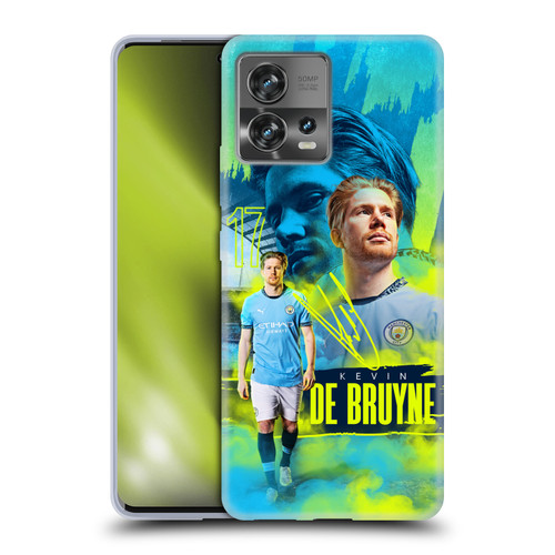 Manchester City Man City FC 2024/25 First Team Kevin De Bruyne Soft Gel Case for Motorola Moto Edge 30 Fusion