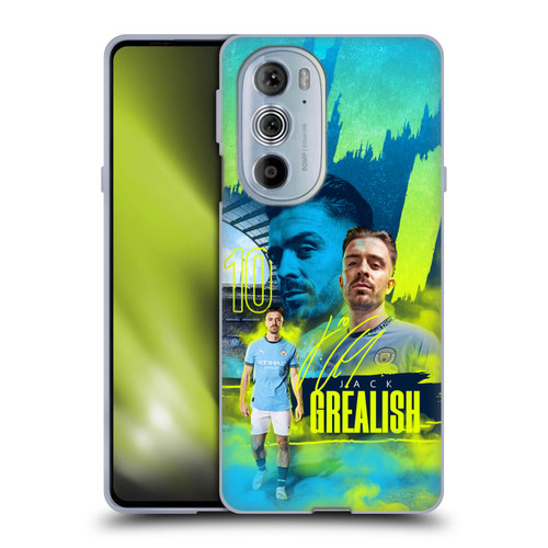 Manchester City Man City FC 2024/25 First Team Jack Grealish Soft Gel Case for Motorola Edge X30